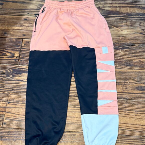 Nike Starting 5 Therma-FIT Basketball Jogger Pants Men Medium Pink Black RARE - Picture 1 of 8